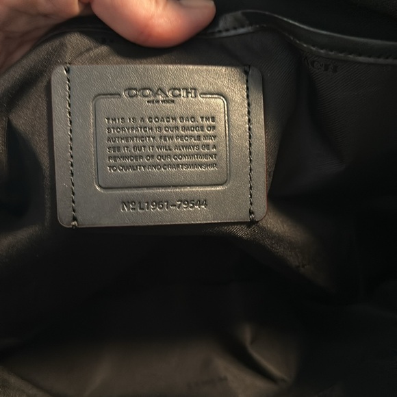 Coach laptop bag- black peddle teck - Picture 6 of 13